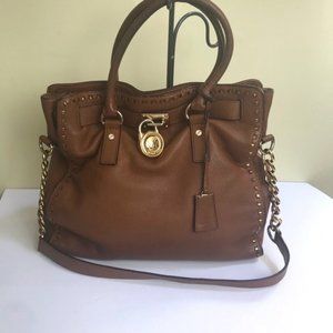 Michael Kors Large Hamilton Whipstitch Tote Bag